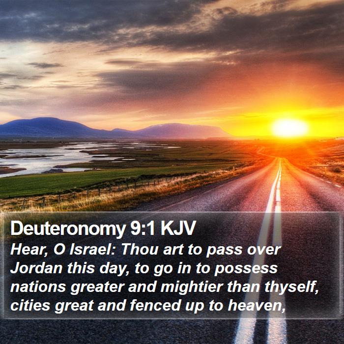 Deuteronomy 9:1 KJV Bible Study