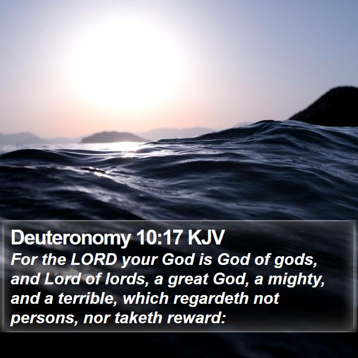 Deuteronomy 10:17 KJV Bible Study