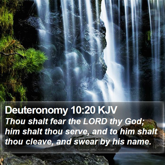 Deuteronomy 10:20 KJV Bible Study