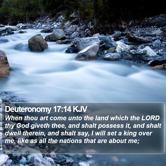 Deuteronomy 17:14 KJV Bible Study