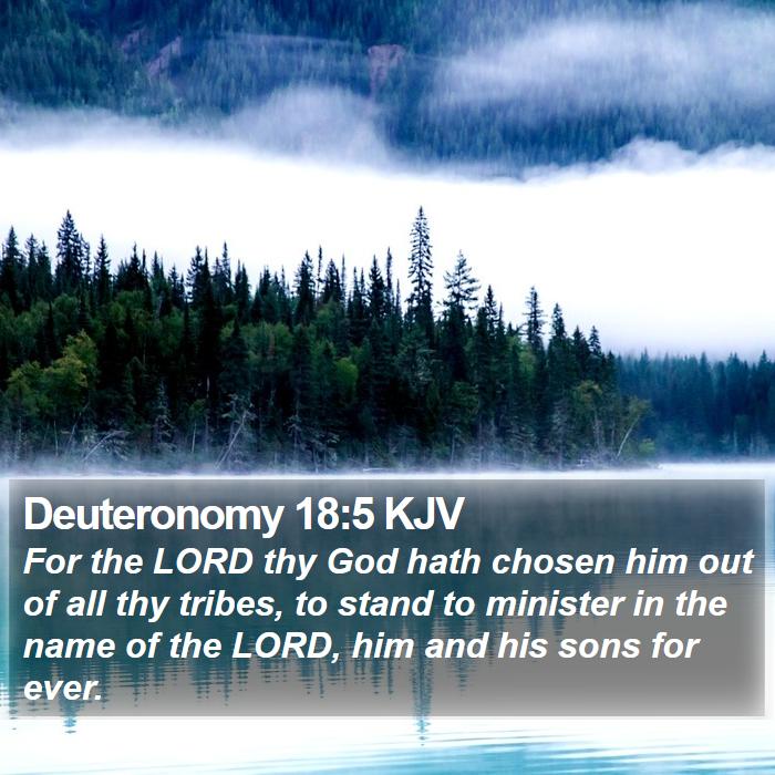 Deuteronomy 18:5 KJV Bible Study