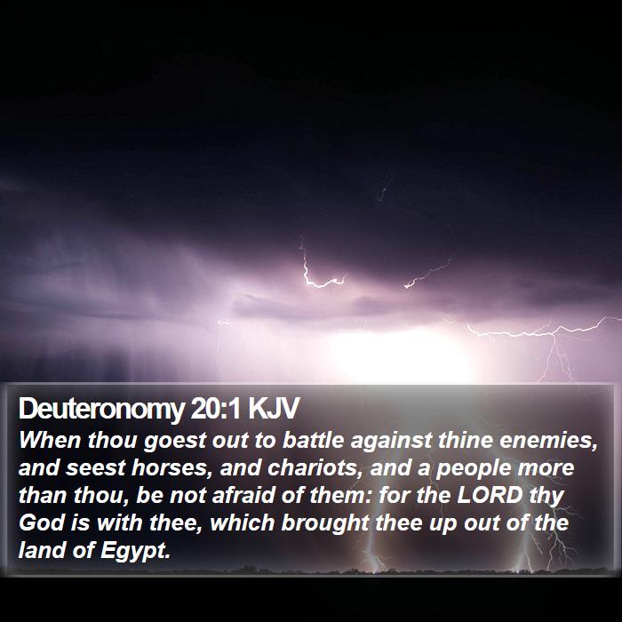 Deuteronomy 20:1 KJV Bible Study