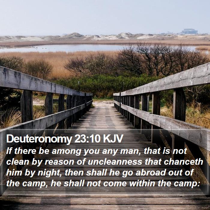 Deuteronomy 23:10 KJV Bible Study