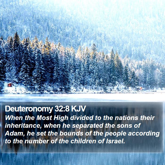 Deuteronomy 32:8 KJV Bible Study