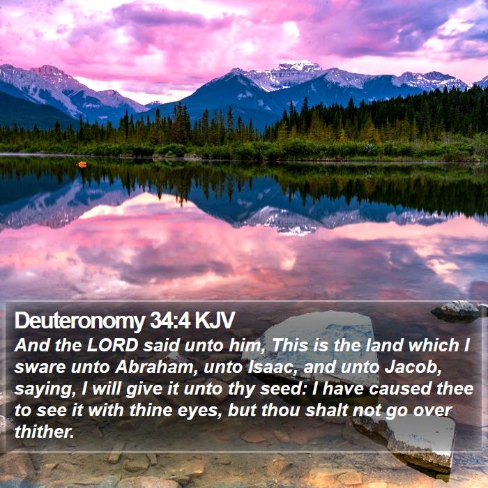 Deuteronomy 34:4 KJV Bible Study