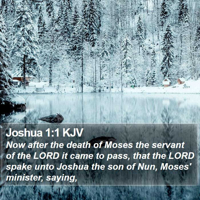 Joshua 1:1 KJV Bible Study