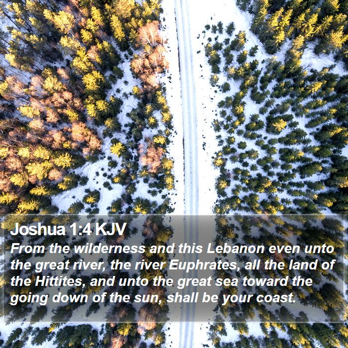 Joshua 1:4 KJV Bible Study