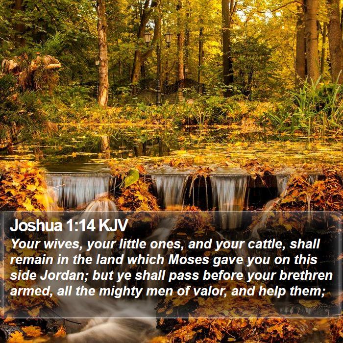 Joshua 1:14 KJV Bible Study