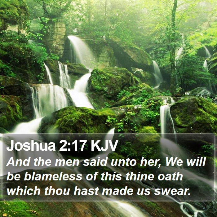 Joshua 2:17 KJV Bible Study