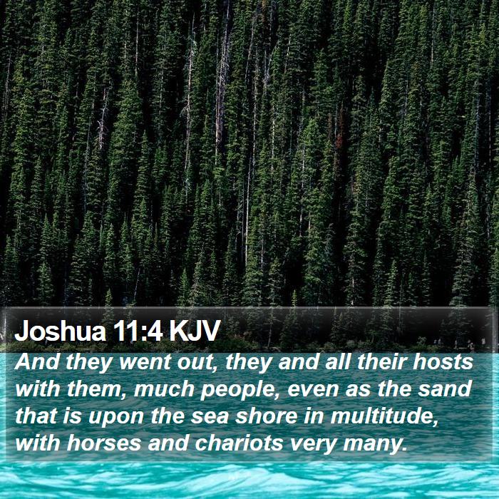 Joshua 11:4 KJV Bible Study