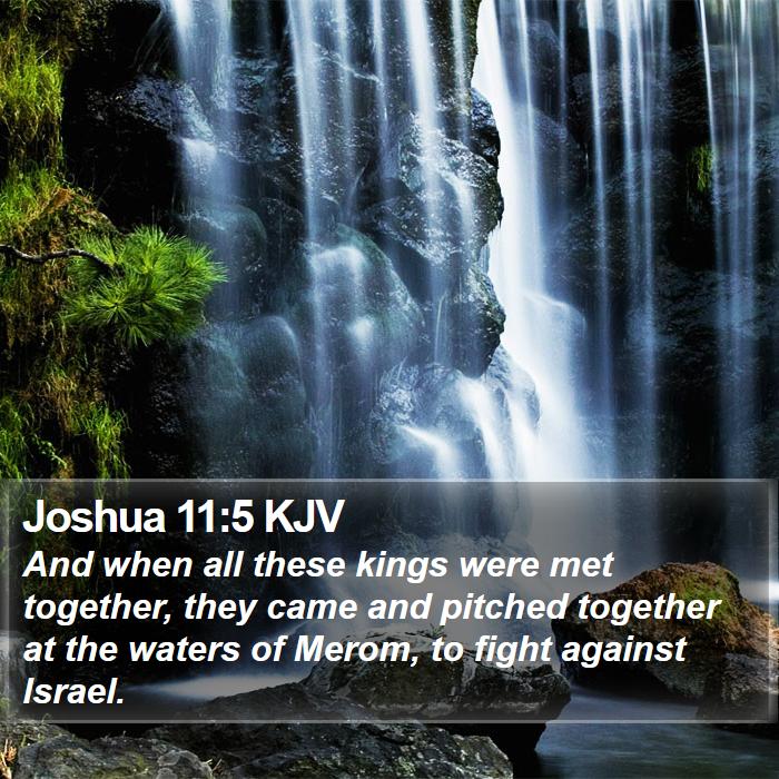 Joshua 11:5 KJV Bible Study