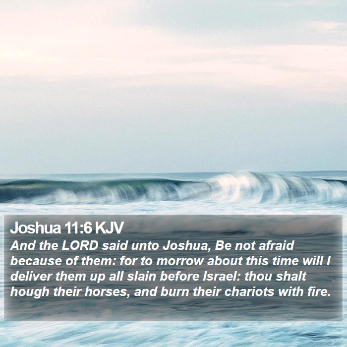 Joshua 11:6 KJV Bible Study