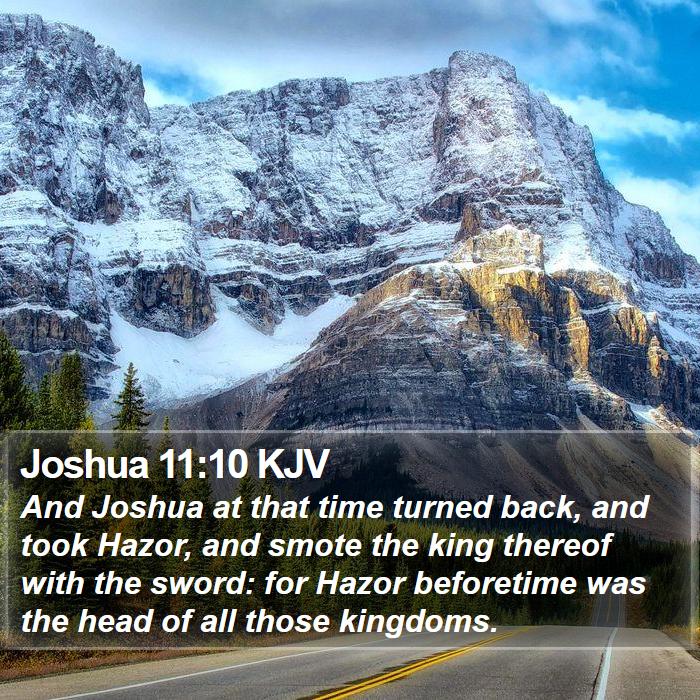 Joshua 11:10 KJV Bible Study