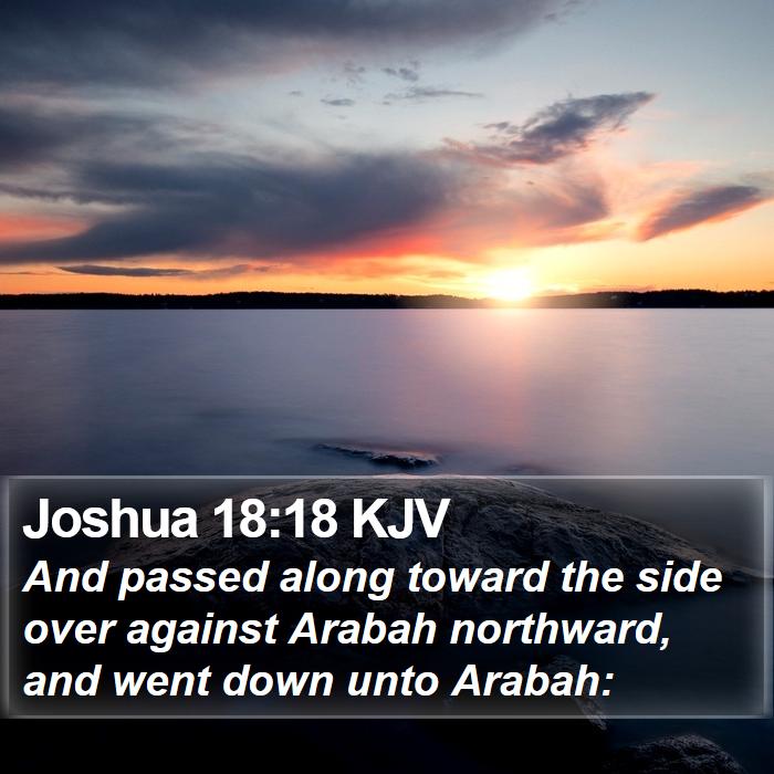 Joshua 18:18 KJV Bible Study