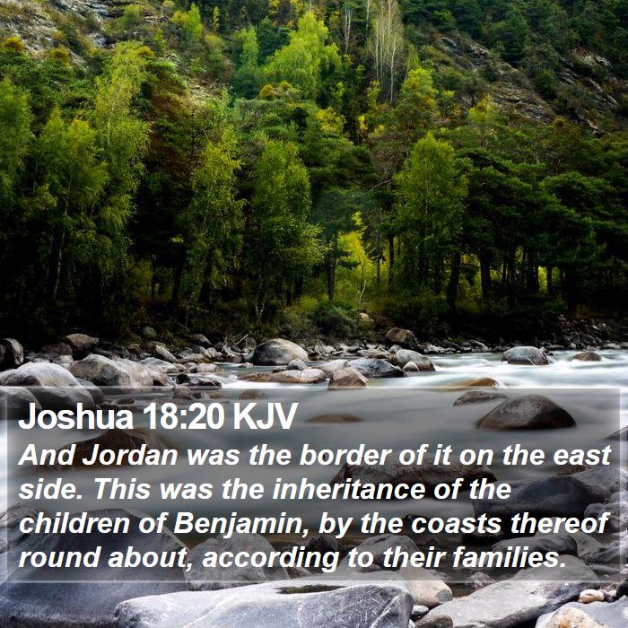 Joshua 18:20 KJV Bible Study