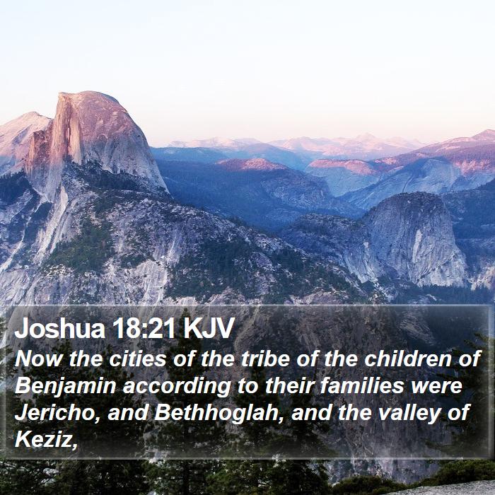 Joshua 18:21 KJV Bible Study