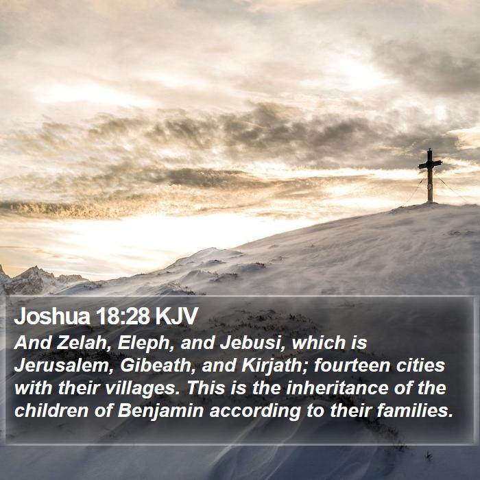 Joshua 18:28 KJV Bible Study