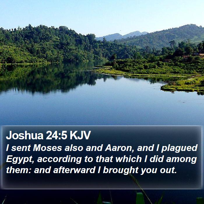 Joshua 24:5 KJV Bible Study