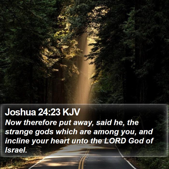 Joshua 24:23 KJV Bible Study