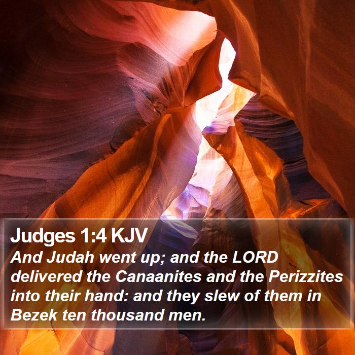 Judges 1:4 KJV Bible Study