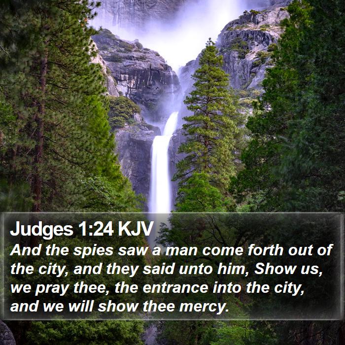 Judges 1:24 KJV Bible Study