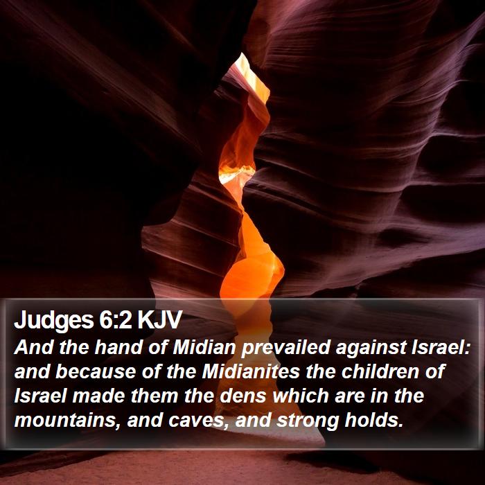 Judges 6:2 KJV Bible Study