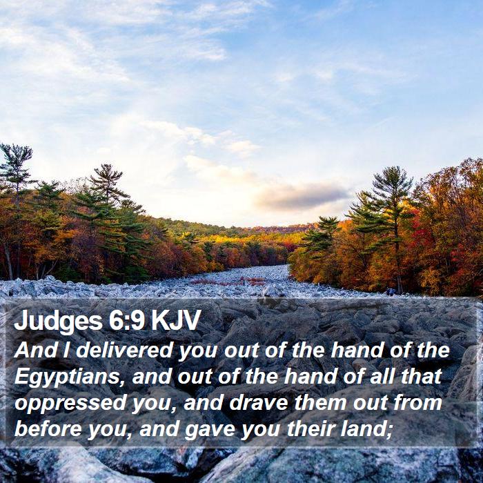 Judges 6:9 KJV Bible Study