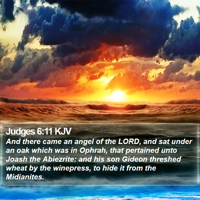 Judges 6:11 KJV Bible Study