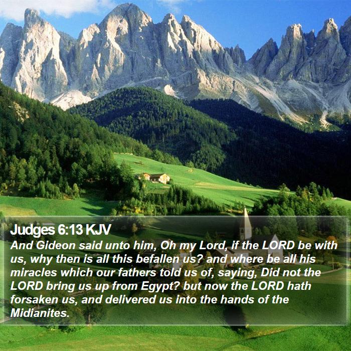 Judges 6:13 KJV Bible Study