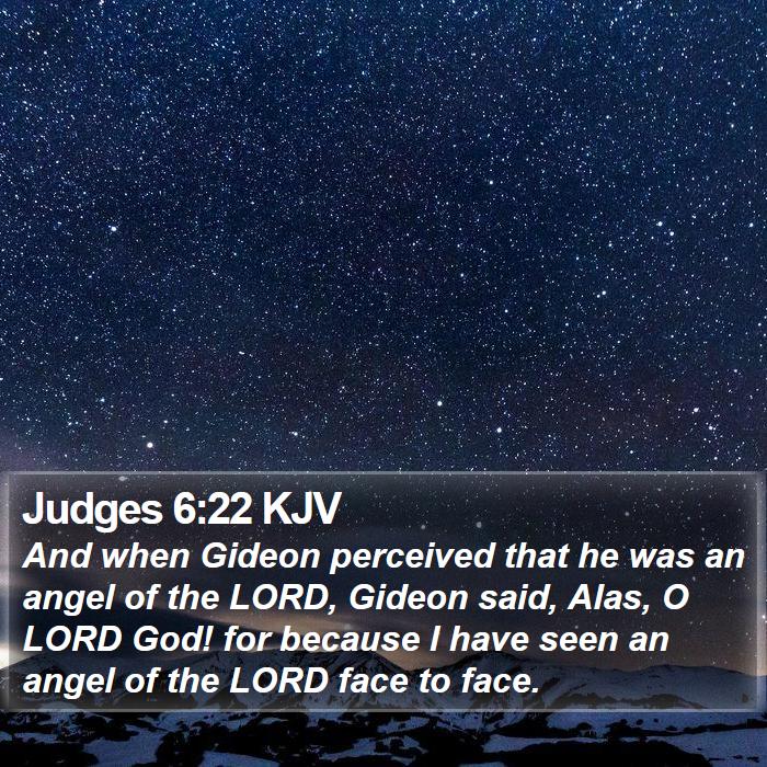 Judges 6:22 KJV Bible Study