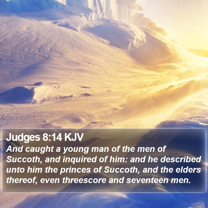 Judges 8:14 KJV Bible Study