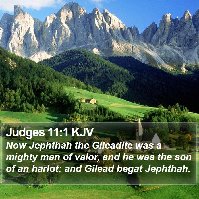 Judges 11:1 KJV Bible Study