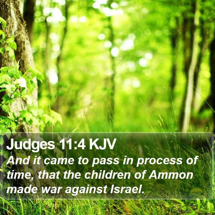 Judges 11:4 KJV Bible Study