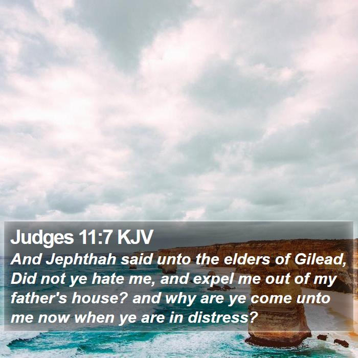 Judges 11:7 KJV Bible Study