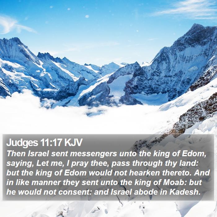 Judges 11:17 KJV Bible Study