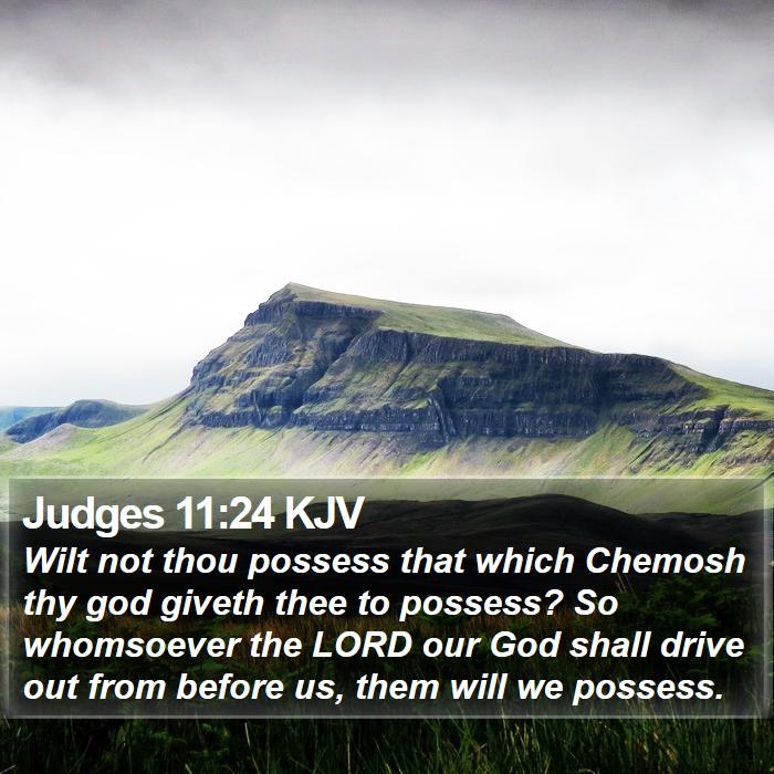 Judges 11:24 KJV Bible Study