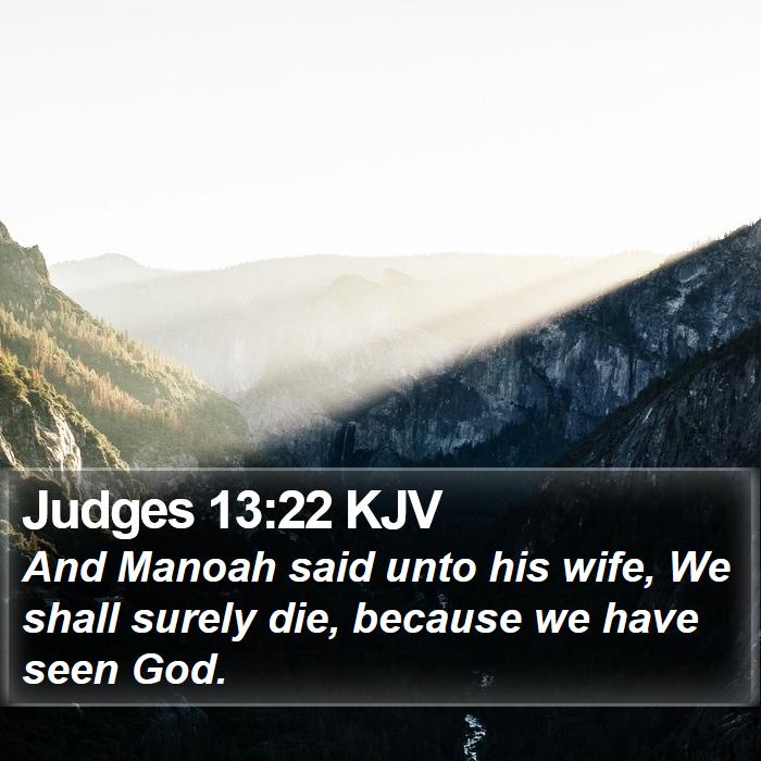 Judges 13:22 KJV Bible Study
