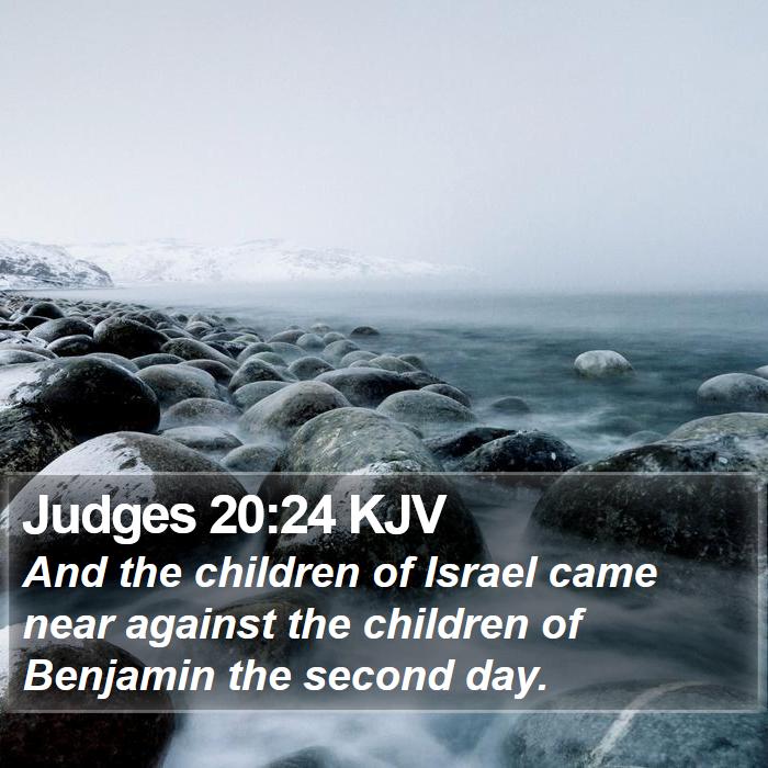 Judges 20:24 KJV Bible Study