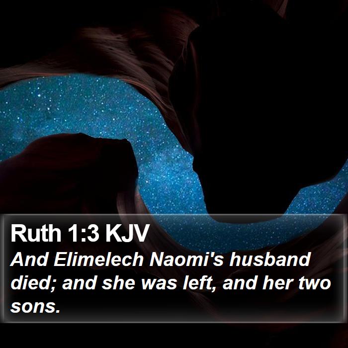 Ruth 1:3 KJV Bible Study