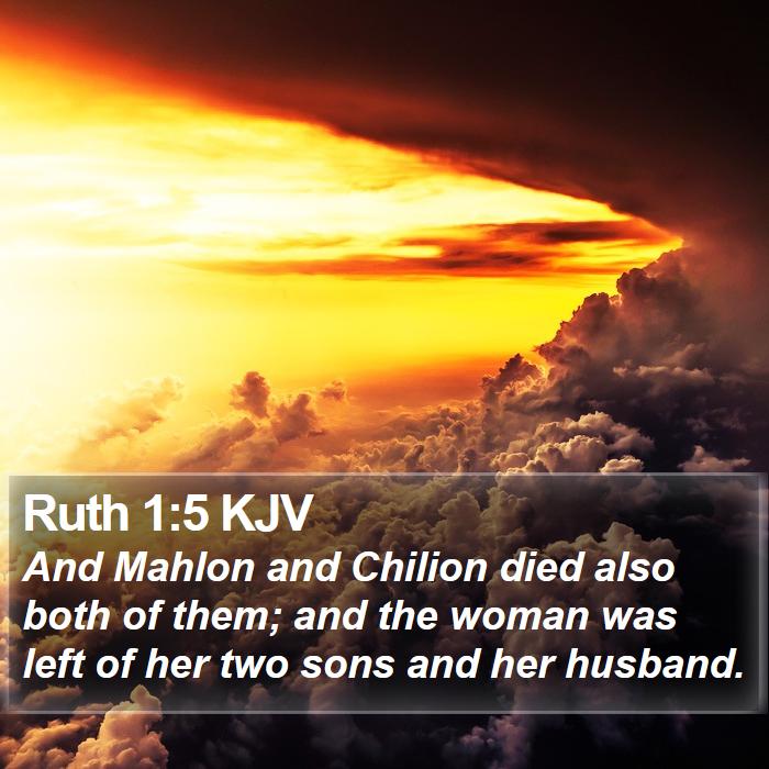 Ruth 1:5 KJV Bible Study