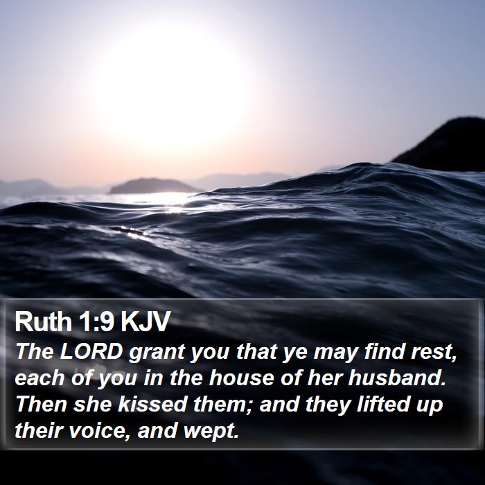 Ruth 1:9 KJV Bible Study