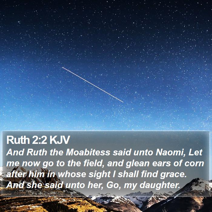 Ruth 2:2 KJV Bible Study