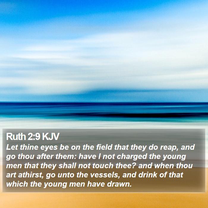 Ruth 2:9 KJV Bible Study