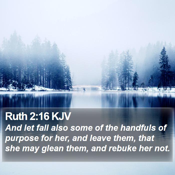 Ruth 2:16 KJV Bible Study