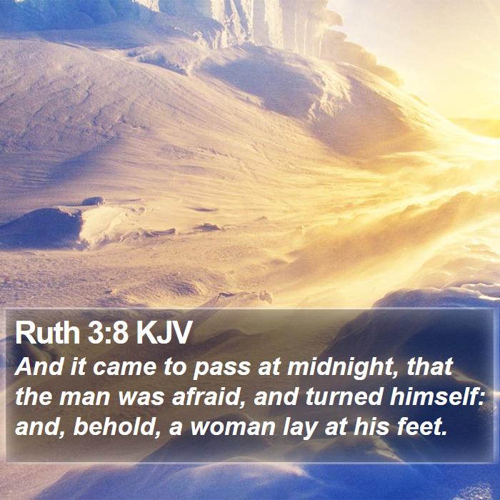 Ruth 3:8 KJV Bible Study