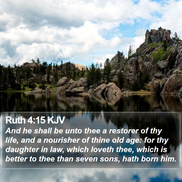 Ruth 4:15 KJV Bible Study