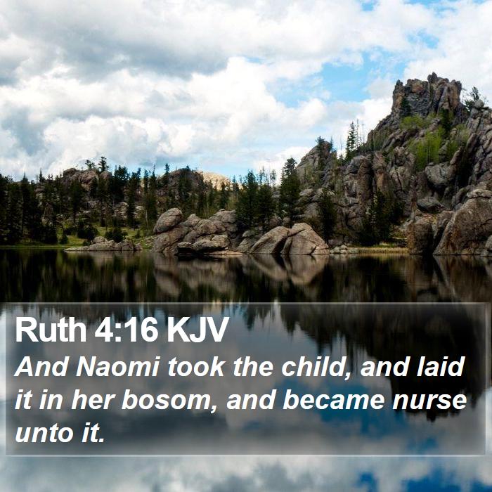 Ruth 4:16 KJV Bible Study