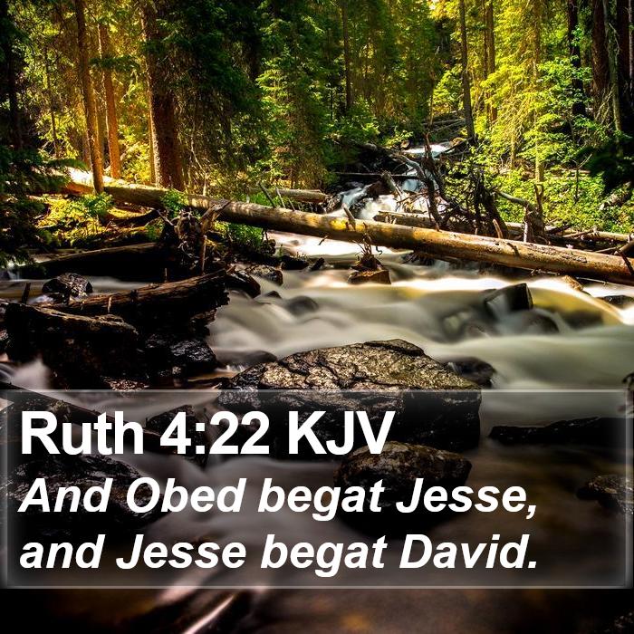 Ruth 4:22 KJV Bible Study