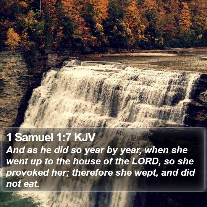 1 Samuel 1:7 KJV Bible Study