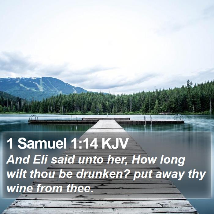 1 Samuel 1:14 KJV Bible Study